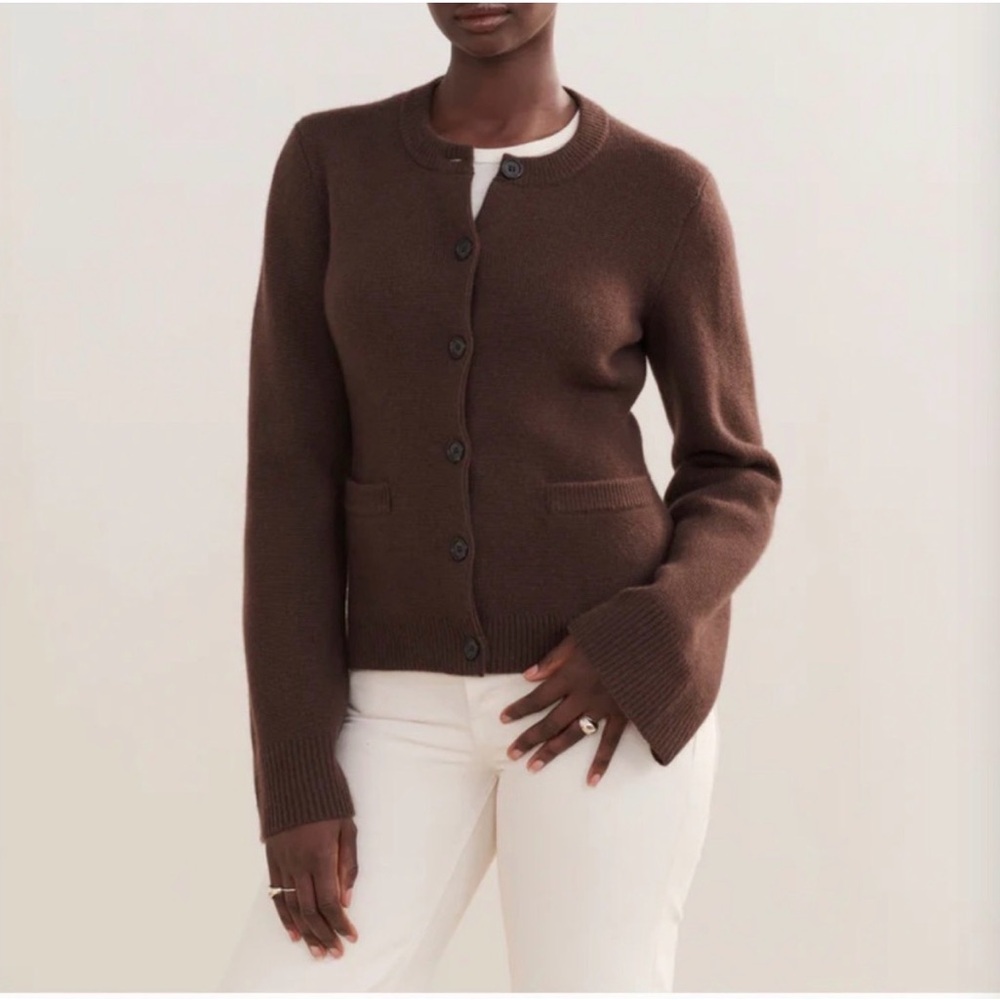 Jenni Kayne Chocolate Brown Women's Cardigan